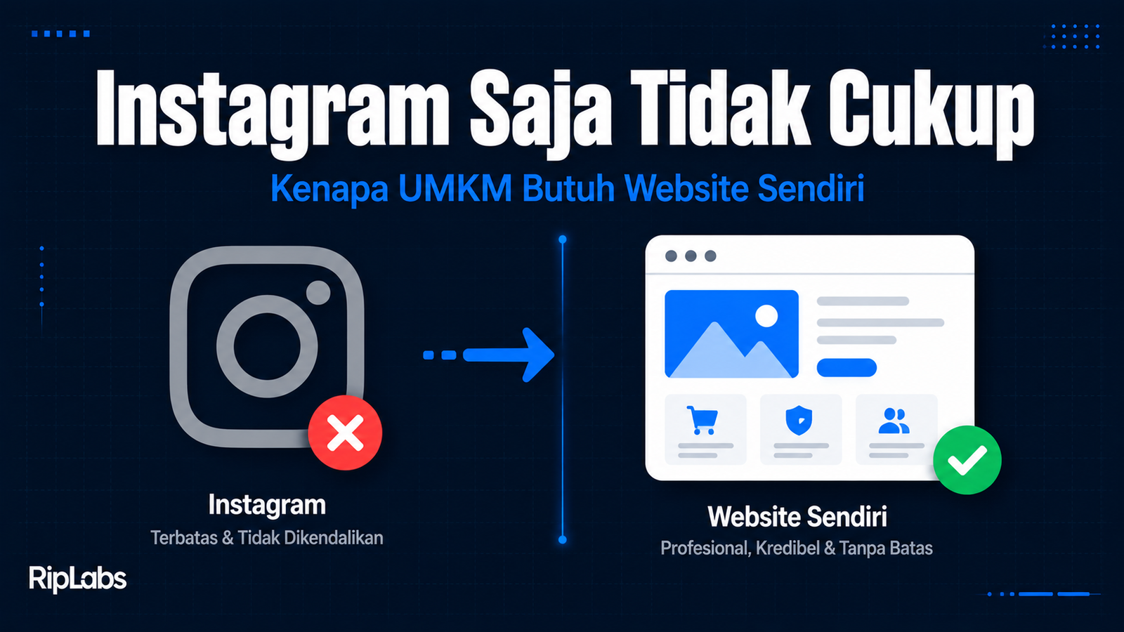 Kenapa Bisnis UMKM Butuh Website Sendiri (Bukan Cuma Instagram)