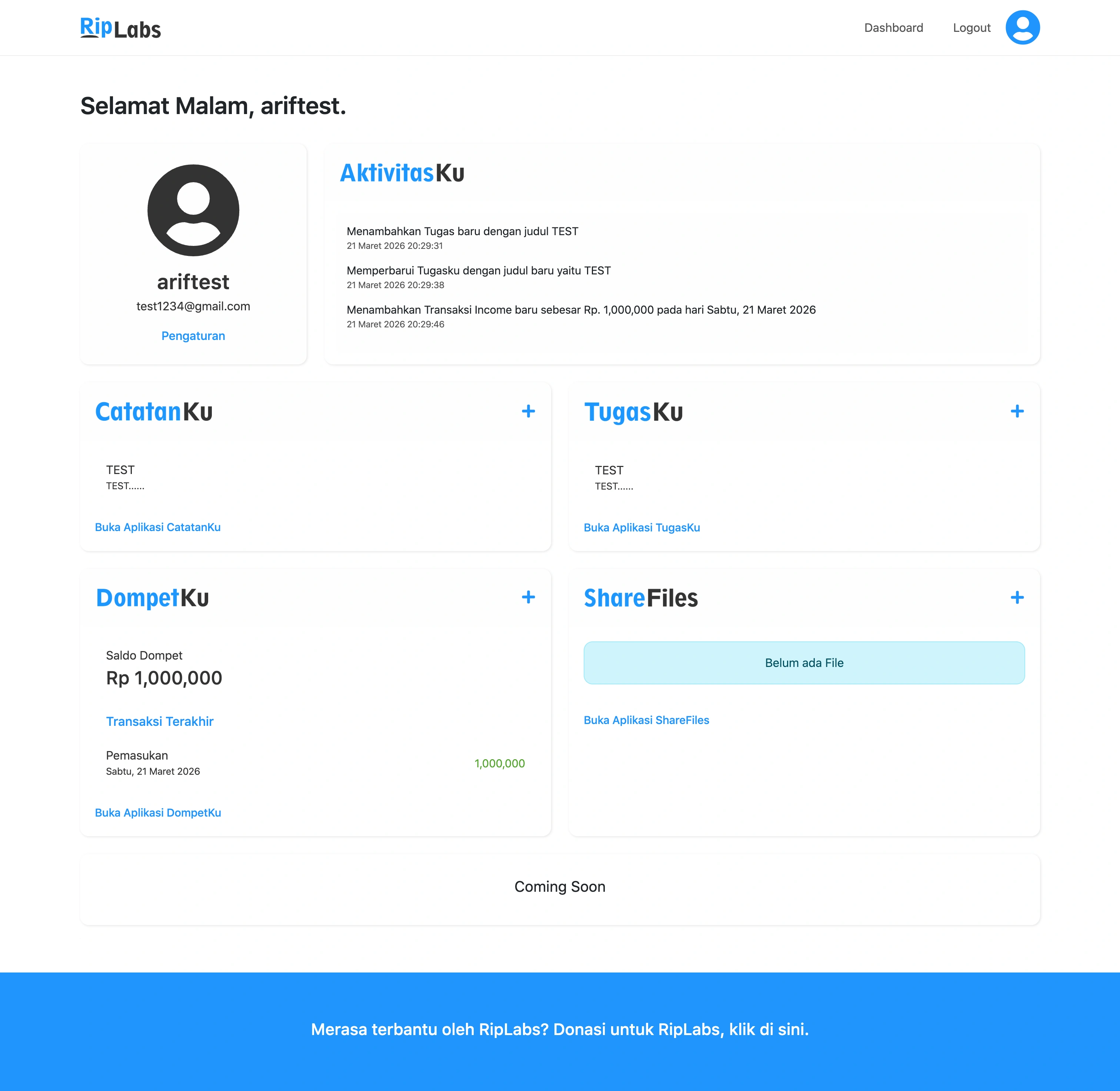Web RipLabs Apps Digital Platform