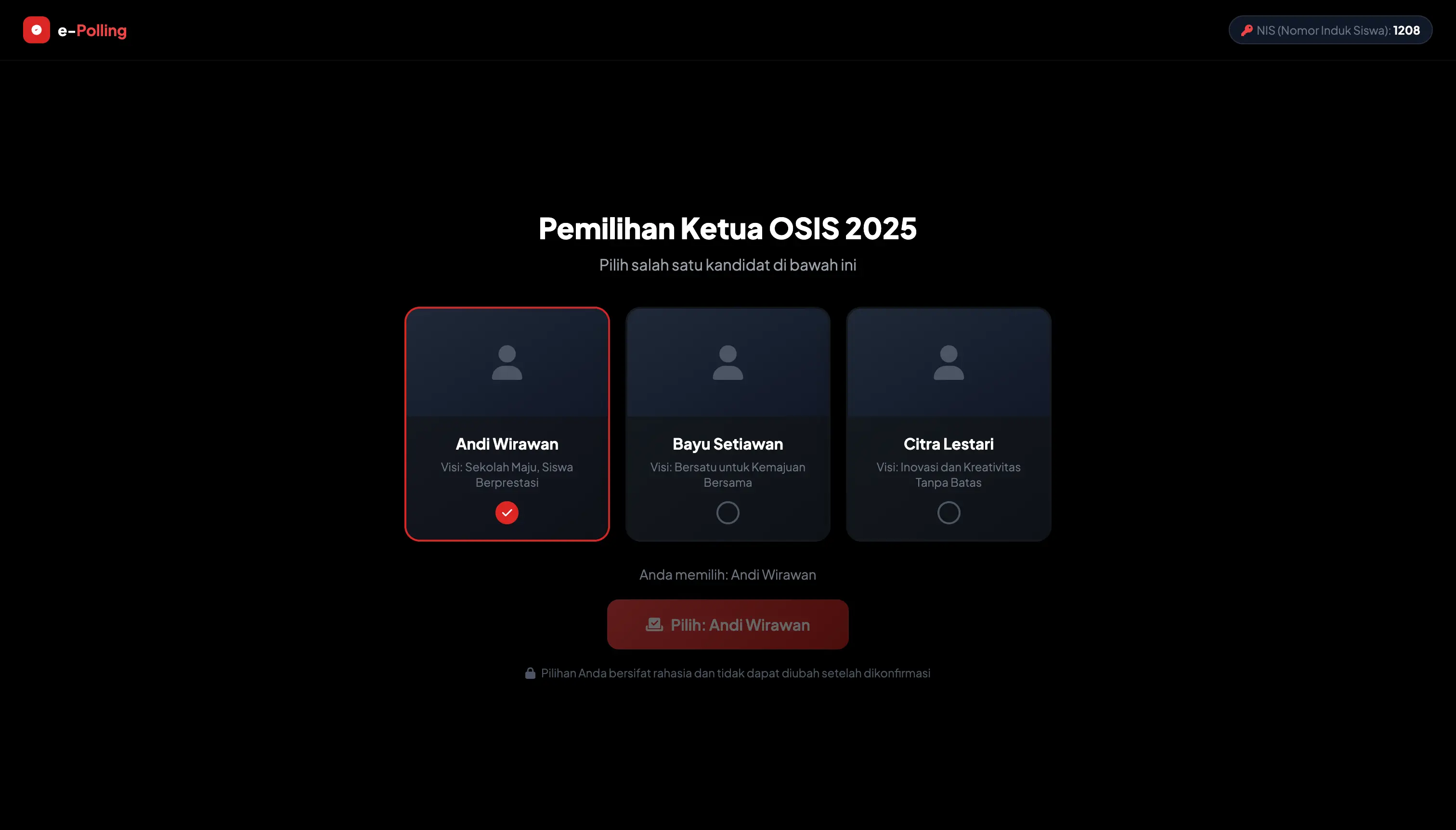 Gallery Web e-Polling Online
