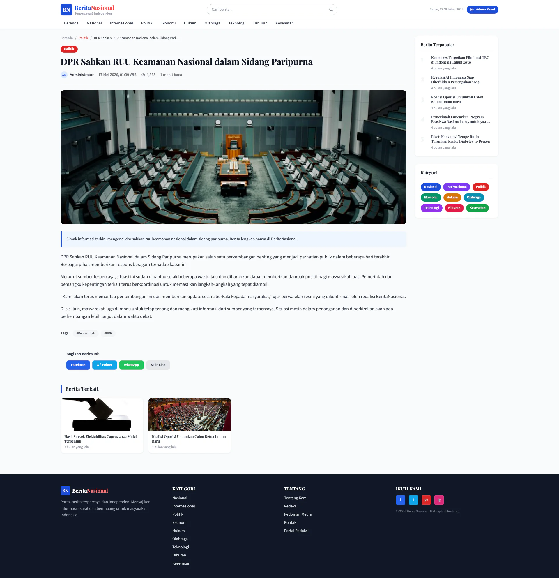 Gallery Web Berita Nasional Online