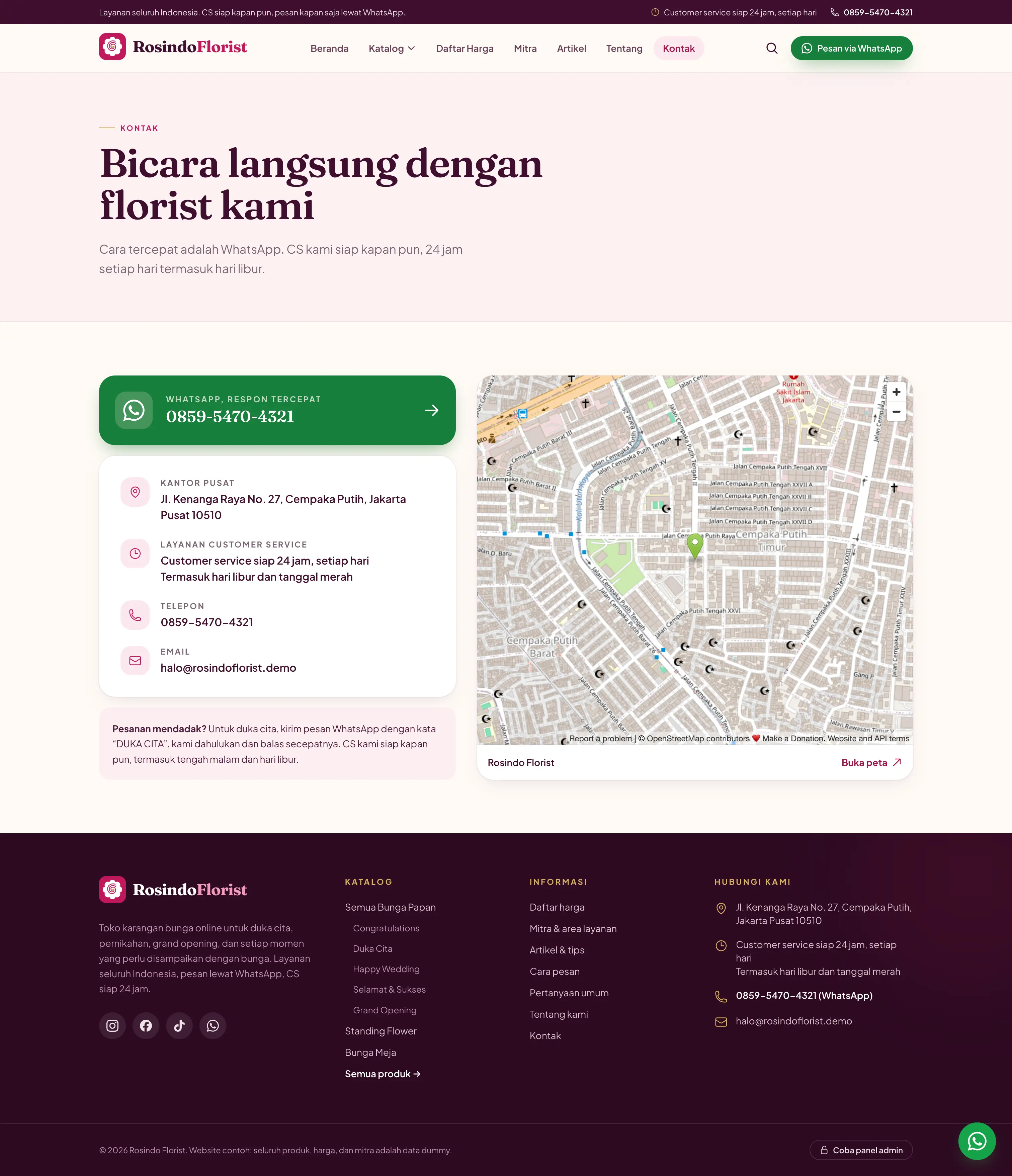 Gallery Rosindo Florist: Toko Papan Bunga & Karangan Bunga Online Seluruh Indonesia