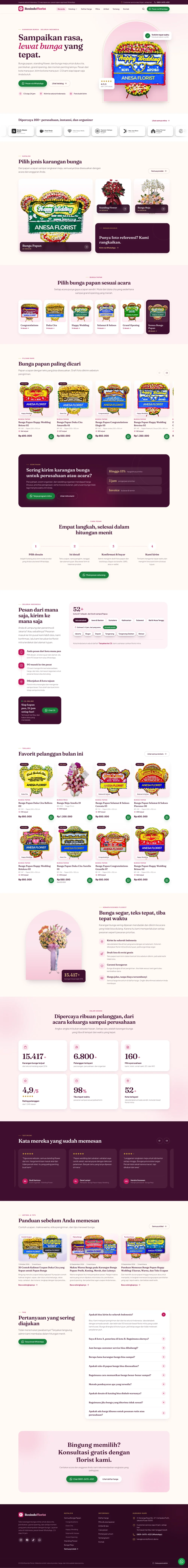 Rosindo Florist: Toko Papan Bunga & Karangan Bunga Online Seluruh Indonesia
